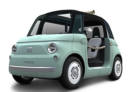 Fiat Topolino Dolcevita Elektro 3 Fahrmodi Chrom USB