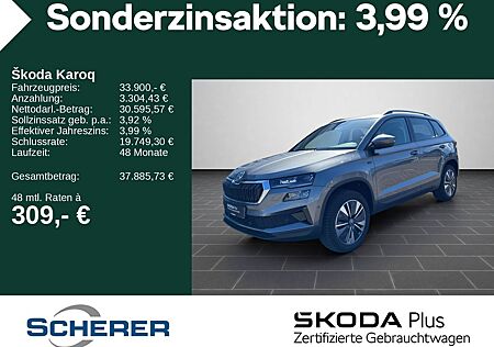 Skoda Karoq Tour 1.5 TSI DSG LED NAVI AHK PANO 360° GR