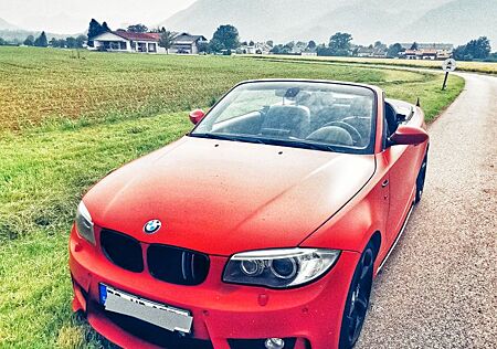 BMW 125i Cabrio M Performance Umbau orange matt