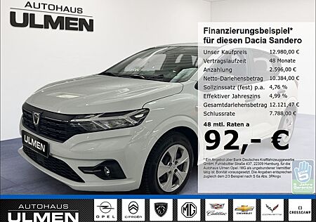 Dacia Sandero III Essential 1.0 TCe 90 Touch-Radio+BT