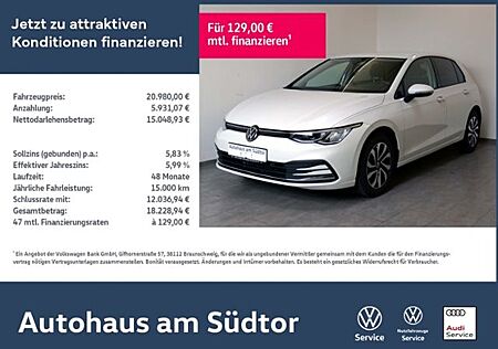 VW Golf Volkswagen VIII "ACTIVE" 1.5 TSI | LED PDC ACC