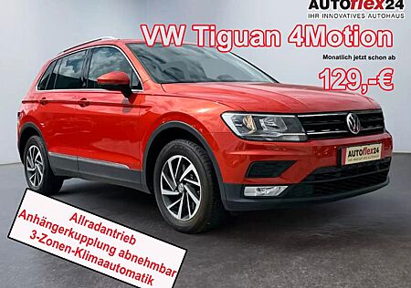 VW Tiguan Volkswagen 2,0 TSI Sound 4Motion 3ZoKl AHK 2x PDC...