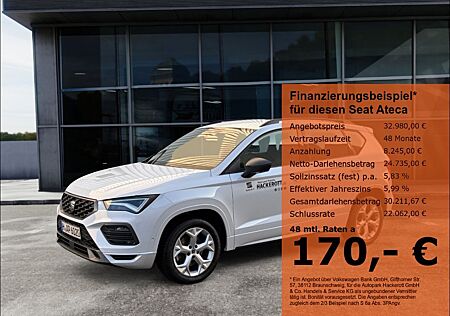 Seat Ateca gebraucht kaufen Seat Ateca FR 2.0 TDI 110 KW (150 PS) 7-GANG DSG LED