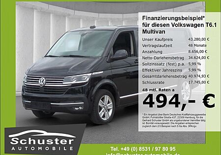 VW T6 Multivan Volkswagen T6.1 Multivan LR*199PS StandHzg AHK Leder LED