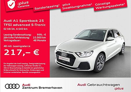 Audi A1 SPORTBACK 25 TFSI ADVANCED S-TRON. SITZH. PDC