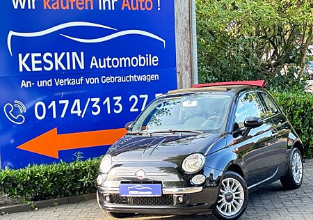 Fiat 500 Lounge Cabrio*TEILLEDER*PDC*ALU*