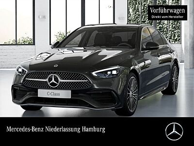 Mercedes-Benz C 180 AMG+PANO+360+AHK+LED+19"+TOTW+KEYLESS+9G
