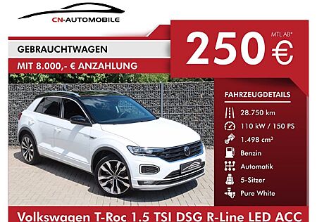 VW T-Roc Volkswagen 1.5 TSI DSG R-Line LED ACC KAM KESSY NAVI