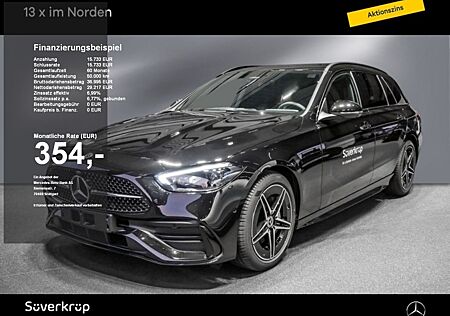 Mercedes-Benz C 200 d T AMG NIGHT DISTR SPUR 360 AHK PDC MEMO