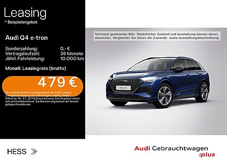 Audi Q4 e-tron gebraucht kaufen Audi Q4 e-tron 45 quattro S-LINE*MATRIX*NAVI-PLUS*HUD