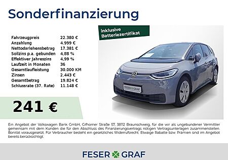 VW ID.3 Volkswagen Pro ACC SHZ R-Kamera Matrix V-Cockpit Navi