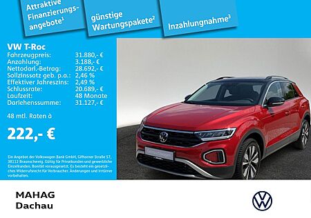 VW T-Roc Volkswagen 1.5 TSI GOAL AHK LED Navi ParkAssist AppCo