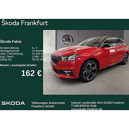Skoda Fabia leasen