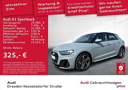 Audi A1 Sportback 30 TFSI S-Line Navi LED Sitzhzg.