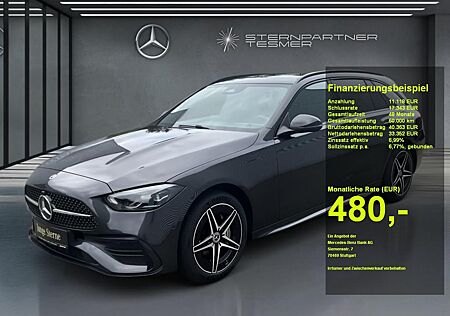 Mercedes-Benz C 300 e T +AMG+Night+PANO+KAMERA+AHK+Ambi+Memory