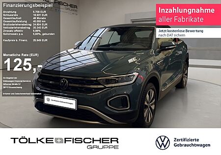 VW T-Roc Volkswagen Cabriolet 1.0 TSI Move Virtual ACC LM