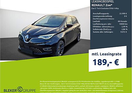 Renault ZOE E-Tech Evolution EV50 110hp