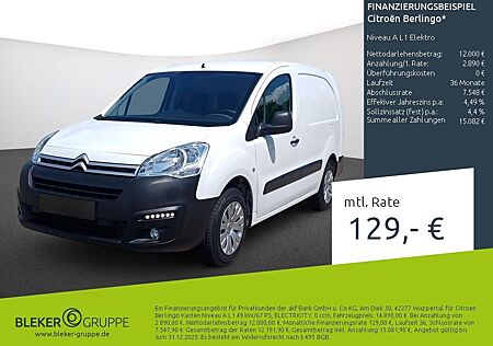 Citroën Berlingo Niveau A L1 Elektro