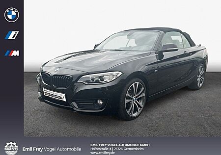 BMW 218i Cabrio Sport Line HiFi Xenon Navi Bus. USB