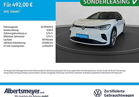 VW ID.4 Volkswagen GTX 4Motion +AHK+MATRIX+NAVI+SPORT+APP+ACC+