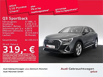 Audi Q3 Sportback 40 TDI qu. S tronic S line ACC/AHK/