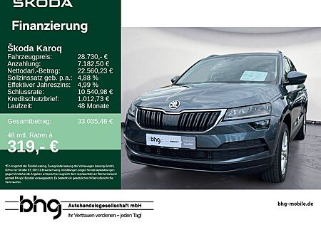 Skoda Karoq Drive 1,5 TSI ACT DSG LED Kamera AHK Navi