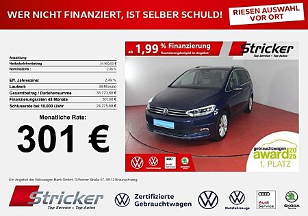 VW Touran Volkswagen Highline 2.0TDI DSG 301,-ohne Anzahlung A