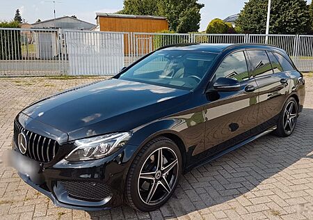 Mercedes-Benz C 220 C220d T AMG Line Automatik Kamera HUD 9G Night