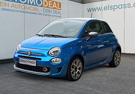 Fiat 500S PANODACH TEMPOMAT APPLE/ANDROID ALU PDC BLU