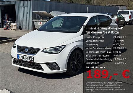Seat Ibiza FR Pro Black Edition 1.0TSI DSG *NAVI+RFK*