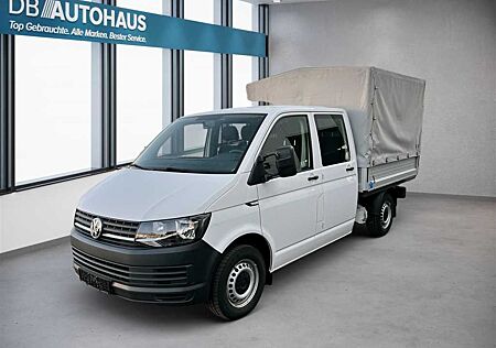 VW T6 Transporter Volkswagen T6 Doka Pritsche 2.0 TDI Plane & Spiegel Klima