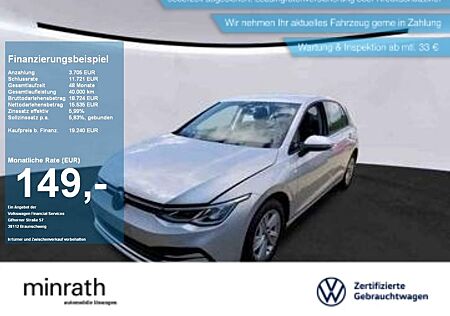VW Golf Volkswagen VIII 1.5 TSI Life DAB+VIRT+LED+NAVI+PDC
