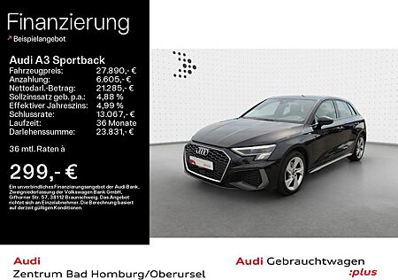 Audi A3 Sportback 40 TFSI quattro S line*Navi*LED*Alu