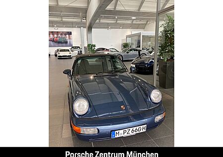 Porsche 964 911 Carrera 4 Targa Leder-blau 115.000 km