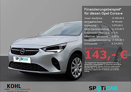 Opel Corsa -e F Edition Berganfahrass. Verkehrszeichen