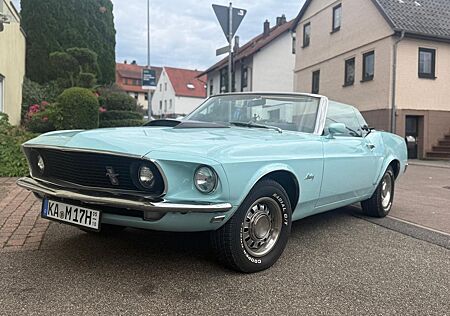 Ford Mustang V8 302 Cabrio 1969 Aztec Aqua