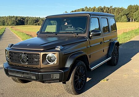 Mercedes-Benz G 400 d - G manufaktur citrinbraun mango AMG