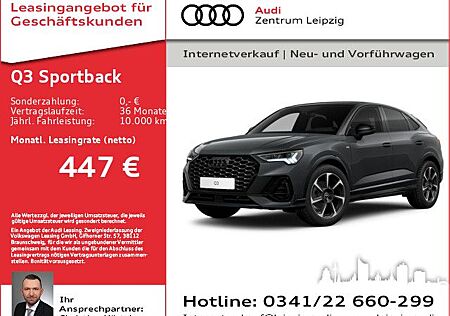 Audi Q3 Sportback S line 35 TFSI LED*Pano*19Zoll**