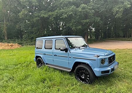Mercedes-Benz G 400 d 4MATIC AMG Line Vintage Blue Voll