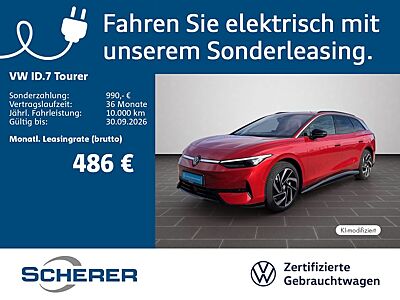 Volkswagen ID.7 Tourer Pro  210 kW 77 kWh AHK IQ.Light NAVI