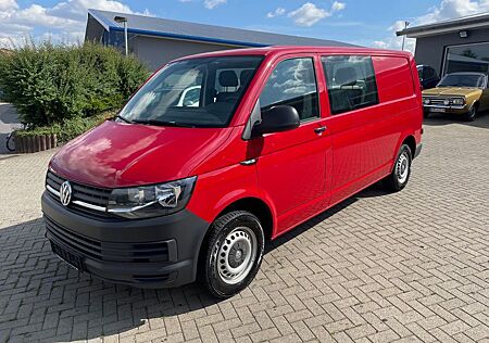 VW T6 Transporter Volkswagen DOKA LANG KLIMA 5-SITZE VERGLAST