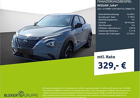 Nissan Juke 1.6 HYBRID 143PS 4AMT N-CONNECTA