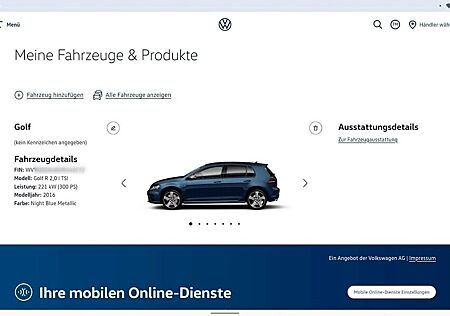 VW Golf Volkswagen 7 R 2.0 TSI DSG 4MOTION BMT