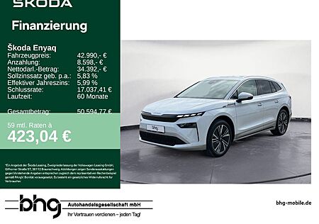 Skoda Enyaq 60 h Batterie Elektromotor 1-Gang-Automat