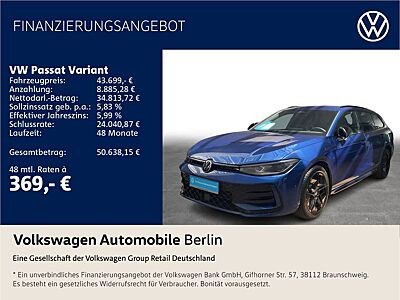 Volkswagen Passat Variant 1.5 R-Line "Black Style" Navi LED