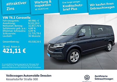 VW T6 Caravelle Volkswagen T6.1 Caravelle 2.0 TDI Trendline AHZV Kamera LED