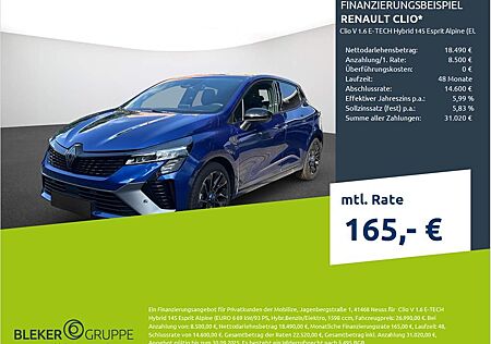 Renault Clio V 1.6 E-TECH Hybrid 145 Esprit Alpine (EUR