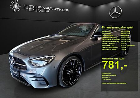 Mercedes-Benz E 450 4M Cabrio AMG+DISTRONIC+NIGHT+BURMESTER