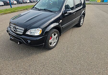 Mercedes-Benz ML 55 AMG Schwarz Leder Xenon W163