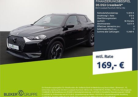 DS Automobiles DS3 Crossback PureTech 100 So Chic